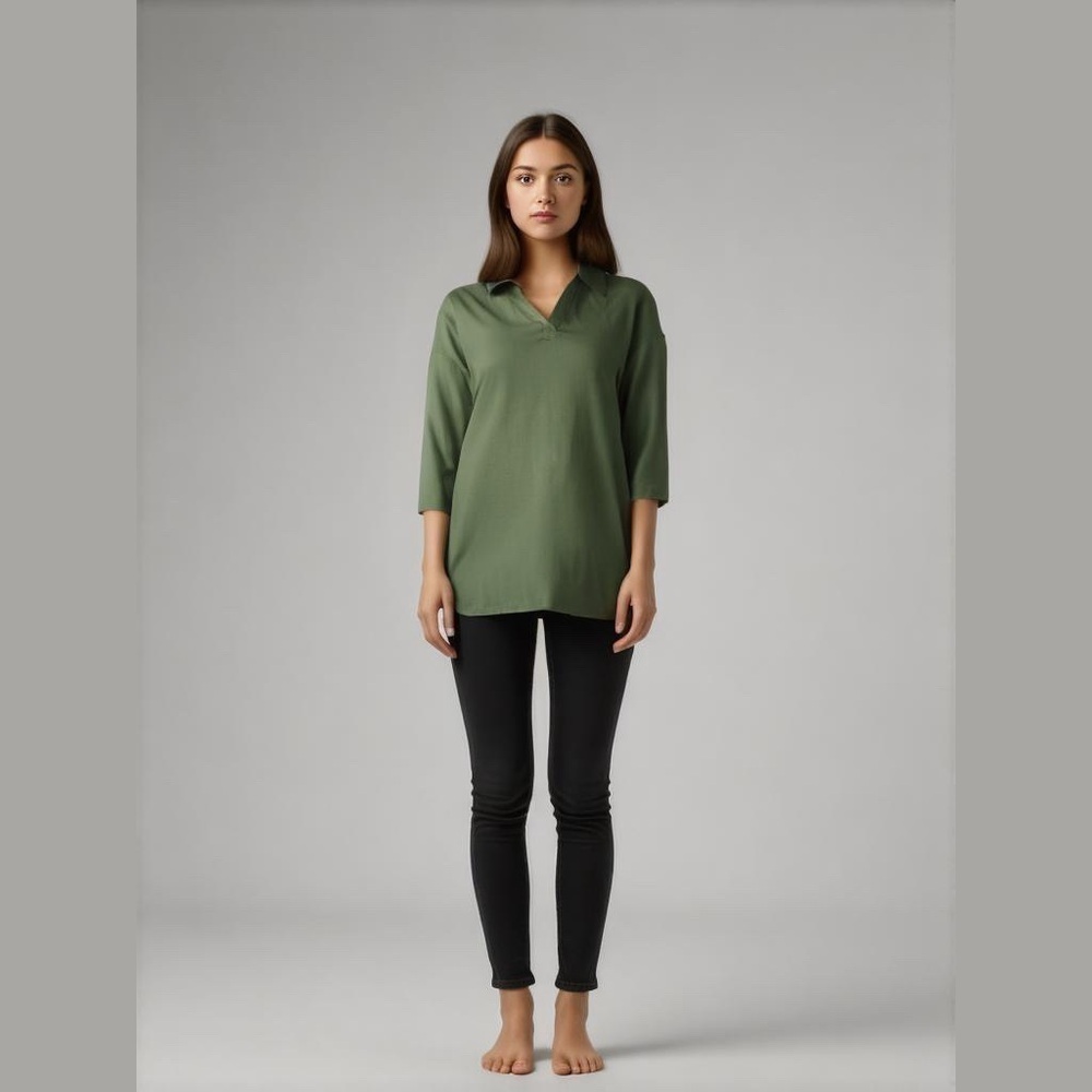 Candace Cameron Bure Green Top Shirt Tee Dress Size XXS Has Stretch NWOT